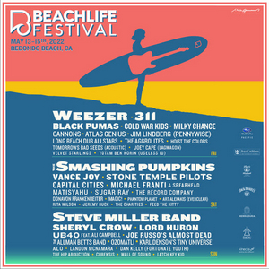 Weezer, Sheryl Crow, The Smashing Pumpkins & More Join BeachLife Festival Lineup 