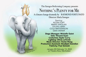 World Premiere of NOTHING'S PLENTY FOR ME to be Presented at Studio Theatre at Theatre Row 