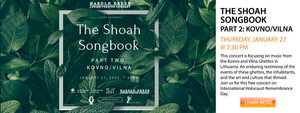 Harold Green Jewish Theatre Company Announces Return of The Shoah Songbook Series  Image