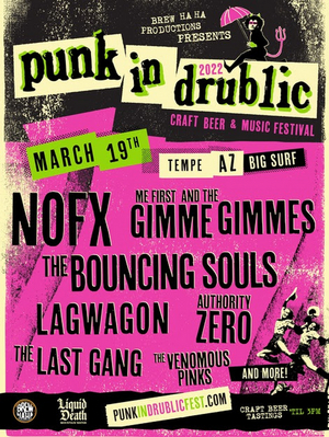 Brew Ha Ha Productions Presents Punk In Drublic Craft Beer & Music Festival Announces Lineup Image