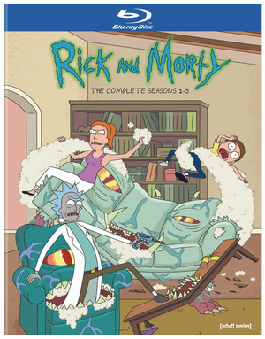 RICK & MORTY Seasons 1-5 Set Blu-Ray & DVD Release Date Image