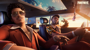 Grammy-Nominated Duo Silk Sonic Join Fortnite Video Game Image