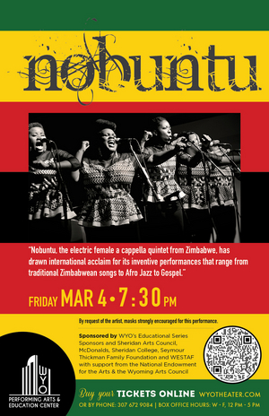 NOBUNTU Comes to the WYO Theater Image