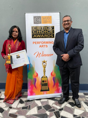 World University of Design presented '2022 Critics' Choice Award' to Padamshri Guru Shovana Narayan 