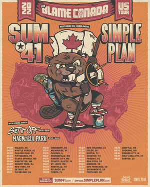 Simple Plan & Sum 41 Announce The 'Blame Canada Tour' Image