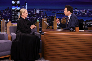 VIDEO: Uma Thurman Stops by THE TONIGHT SHOW to Discuss Role in SUPER PUMPED: THE BATTLE FOR UBER  Image