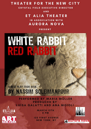 WHITE RABBIT RED RABBIT Comes to Theater for the New City in March 
