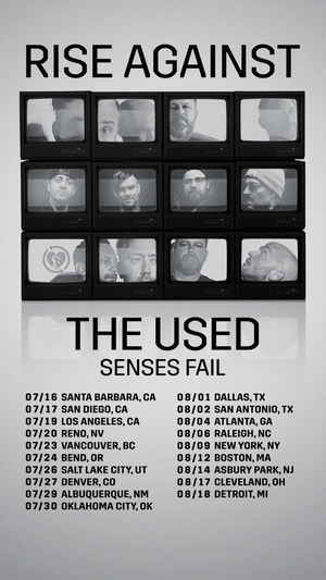 The Used Announce Tour With Rise Against Image