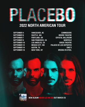 Placebo Announce First North American Tour in Eight Years Image