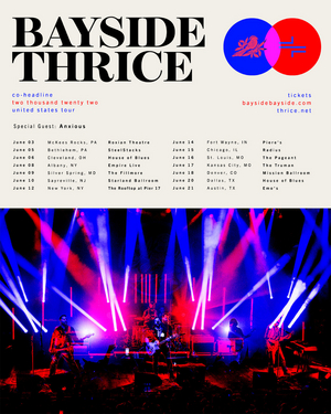 Thrice Announce Co-Headline Tour with Bayside & Anxious 
