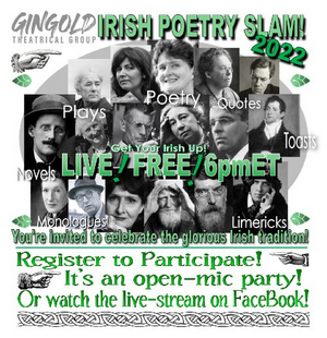 Reg Rogers, Laila Robins & Justin 'Squigs' Robertson Join IRISH POETRY SLAM Image