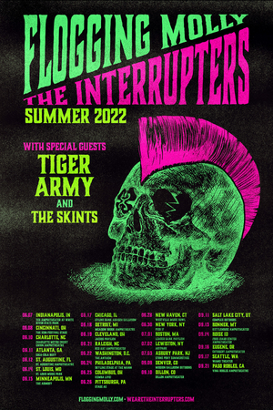 Flogging Molly & The Interrupters Announce Co-Headlining Summer Tour 