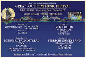 Blue Point Brewing Co. Presents GREAT SOUTH BAY MUSIC FESTIVAL Celebrating Its 14th Anniversary Image