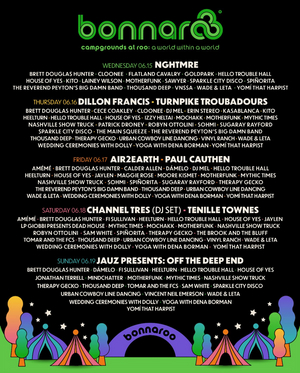 Bonnaroo Unveils 2022 Camping Plaza Lineup Image