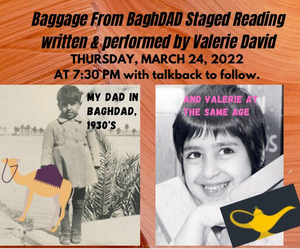 Staged Reading of BAGGAGE FROM BAGHDAD to be Presented at W.H.A.M. Festival 