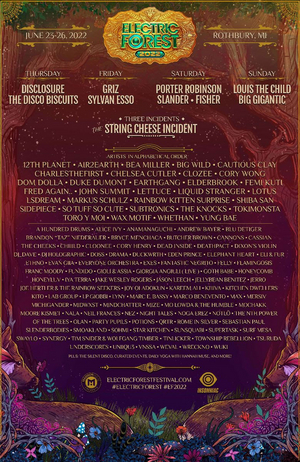 Electric Forest Reveals Additional Artists to the 2022 Festival Lineup 
