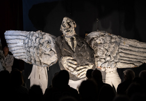 Review: FINISHED WAITING by Bread And Puppet Theater tours Eastern US 