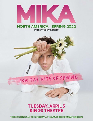 MIKA to Play Kings Theatre in April 