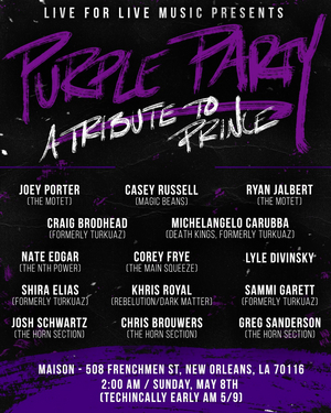 PURPLE PARTY: A TRIBUTE TO PRINCE Returns to New Orleans in May Image