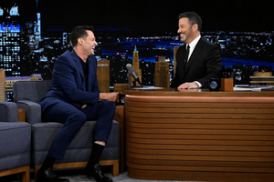 VIDEO: Hugh Jackman Talks THE MUSIC MAN, WOLVERINE, and More on THE TONIGHT SHOW STARRING JIMMY FALLON Image