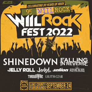FM Entertainment & Impact Fuel Room Announce 95 WIIL Rock Fest Lineup Image