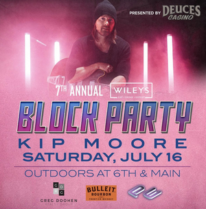 7th Annual Wiley's Block Party to Feature Country Star Kip Moore Image