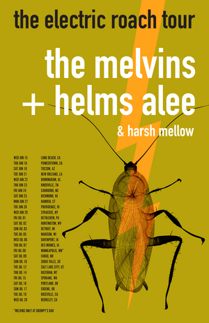 The Melvins Announce 'The Electric Roach Tour' 