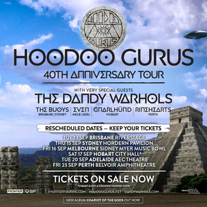 Hoodoo Gurus With the Dandy Warhols Announce Rescheduled 40th Anniversary Tour Dates 