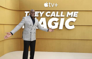 Earvin 'Magic' Johnson and Apple TV+ Celebrate World Premiere of THEY CALL ME MAGIC 