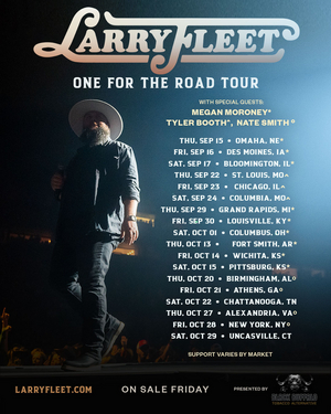 Larry Fleet Announces First-Ever Headline Tour Image