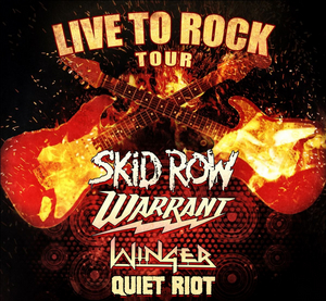 Rock Out With The LIVE TO ROCK Tour Featuring Skid Row, Warrant, Winger And Quiet Riot At Sunset Station Image