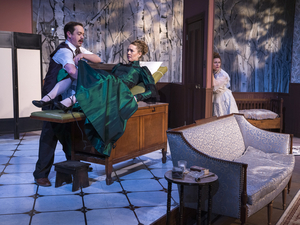 Open Fist Extends IN THE NEXT ROOM, OR THE VIBRATOR PLAY By Sarah Ruhl Through May 7 Image