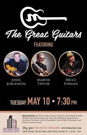 THE GREAT GUITARS Comes to the WYO Theater in May Image
