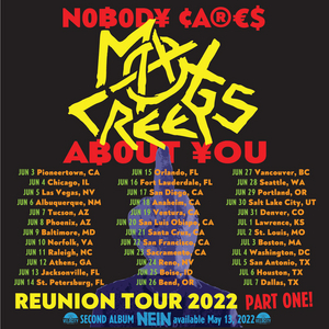 Max Creeps Announce The 'Nobody Cares About You' U.S. Tour Image