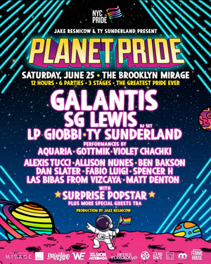 Galantis, SG Lewis, Ty Sunderland & More To Headline First-Annual Planet Pride Festival  Image