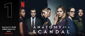 ANATOMY OF A SCANDAL is Most-Viewed Title on Netflix This Week  Image