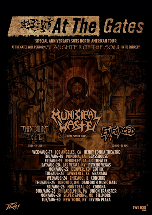 AT THE GATES Announce North American Headline Tour Image