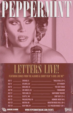 Peppermint Announces 'Letters Live!' Tour 