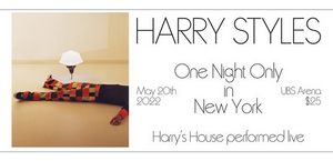 Harry Styles Announces One Night Only in New York to Celebrate New Album 'Harry's House' 