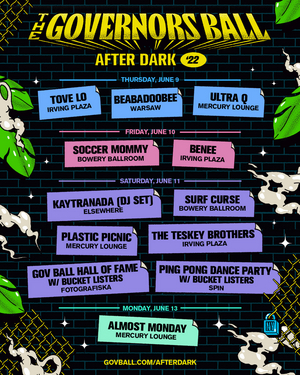 Governors Ball Announces After Dark Shows With Soccer Mommy, Tove Lo & More 