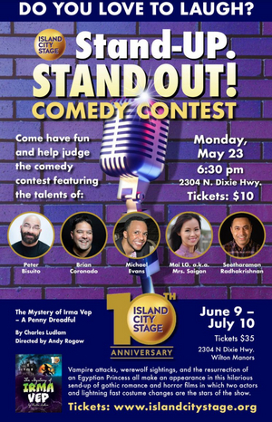 Island City Stage to Host STAND-UP, STAND OUT! Comedy Contest  Image