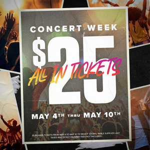 Concert Week Is Here - Get $25 Tickets To See Some Of Your Favourite Artists 