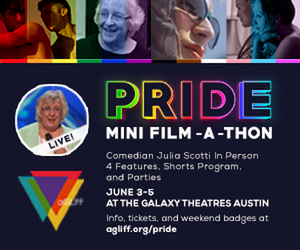 aGLIFF Announces 3rd Annual Pride Mini-Film-A-Thon 
