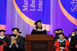CRAZY RICH ASIANS Screenwriter and Director Adele Lim Gave Speech at Emerson College Graduation Ceremony 