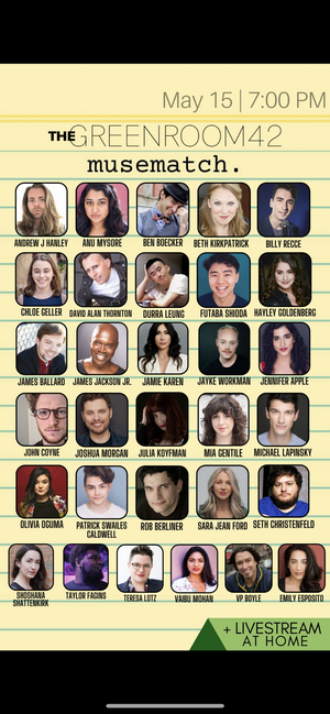 MUSEMATCH XIV: A MUSICAL THEATER BLIND DATE Returns To The Green Room 42 May 15th Image