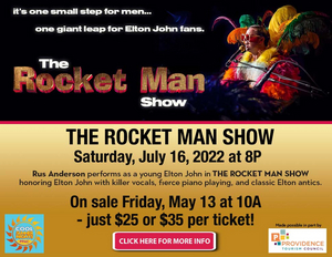 Rus Anderson Is Elton John In THE ROCKET MAN SHOW at the Providence Performing Arts Center 