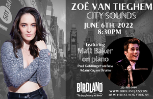 Zoë Van Tieghem Kicks Off Pride Month With New Show City Sounds At Birdland Theater 