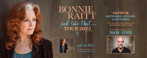 Bonnie Raitt Announces 'Just Like That' Tour Dates 