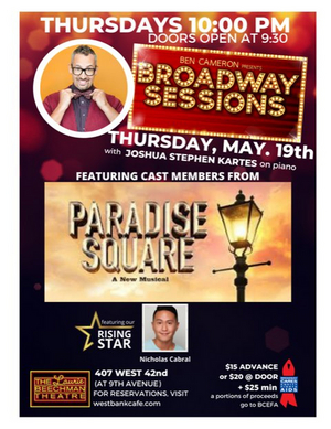 PARADISE SQUARE Cast Members to Join BROADWAY SESSIONS Image