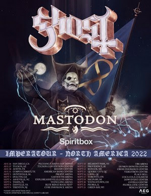 GHOST IMPERATOUR North American Arena Tour Coming To UBS Arena At Belmont Park Saturday, September 10 